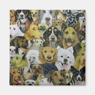 Dog Friends Magnet