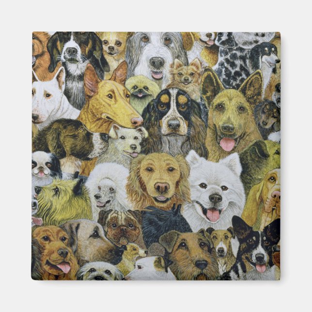 Dog Friends Magnet (Front)