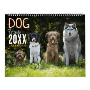 Dog Friends Wall Calendar 2026 Animals