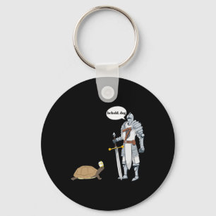 Dog Funny Turtle Wearing A Priest Hat Hilarious Ga Key Ring