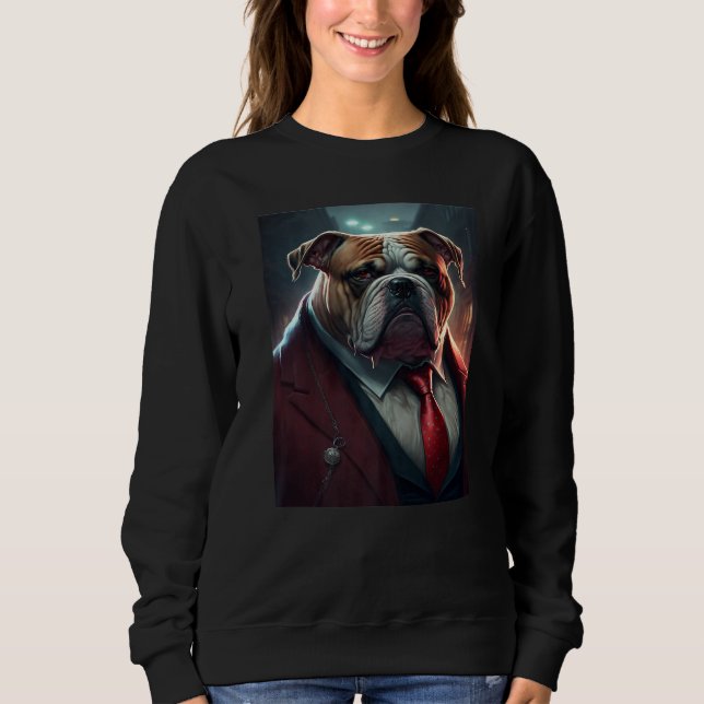 Dog Gangster must love dogs Premium Sweatshirt (Front)