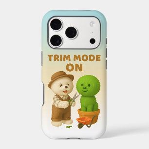 Dog Gardener Bichon Topiary Trim Surreal