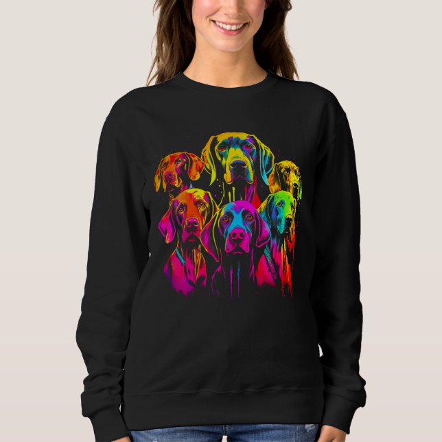 Dog German Shorthaired Pointer Family 1 Sweatshirt (Front)