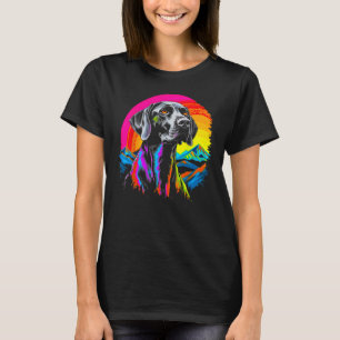 Dog German Shorthaired Pointer Mountain Nature Sun T-Shirt