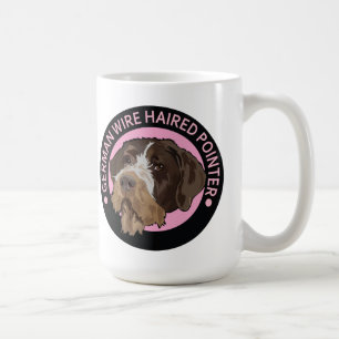 Dog german wirehaired pointer coffee mug