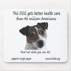 Dog gets better health care mouse pad