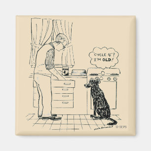 Dog Getting Older Magnet
