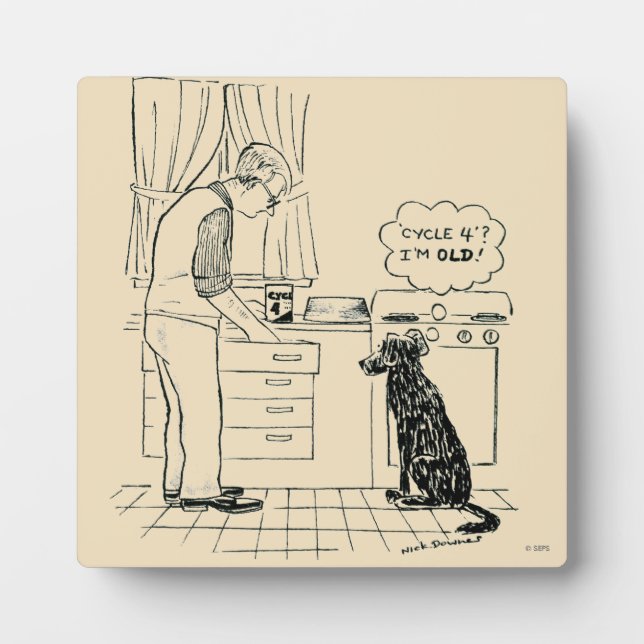 Dog Getting Older Plaque (Front)