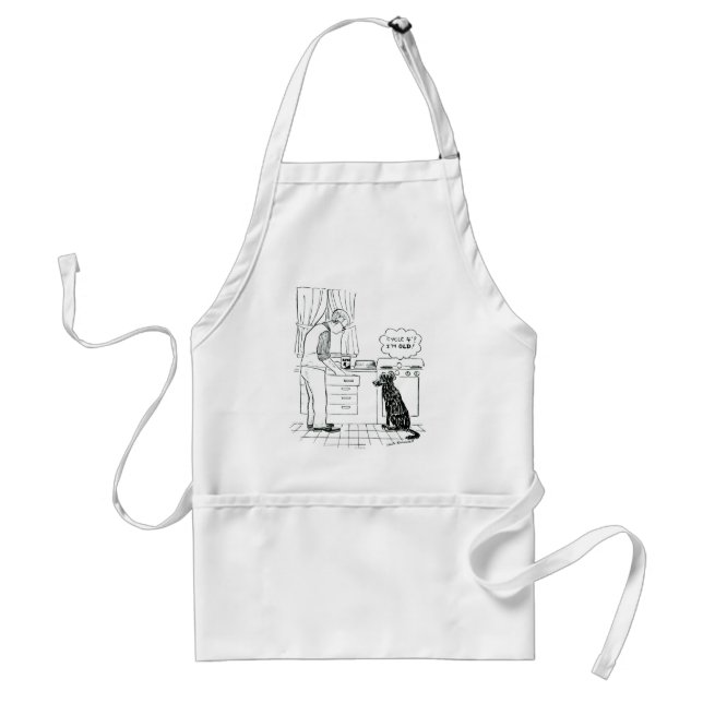 Dog Getting Older Standard Apron (Front)