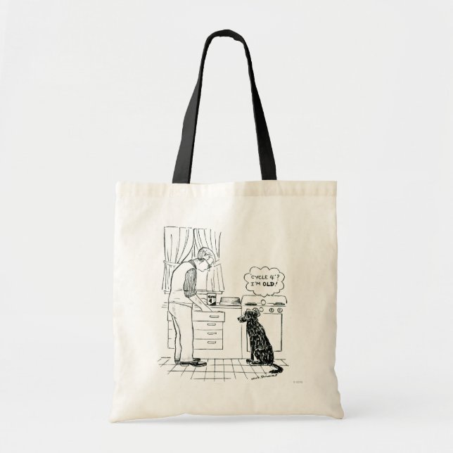 Dog Getting Older Tote Bag (Front)