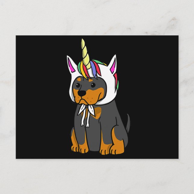 Dog Gift | Baby rottweiler Postcard (Front)