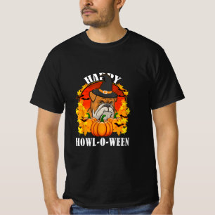 Dog Gift Bulldog Halloween Gift For Dog Lovers T-Shirt