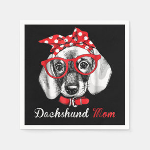 Dog Gift   Dachshund Mum Lovely Napkin