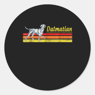 Dog Gift Dalmatian Really Lovely Classic Round Sticker