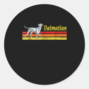 Dog Gift Dalmatian Really Lovely Classic Round Sticker