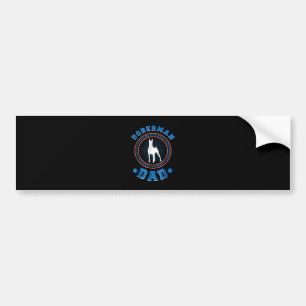 Dog Gift Doberman Dad Nice Bumper Sticker