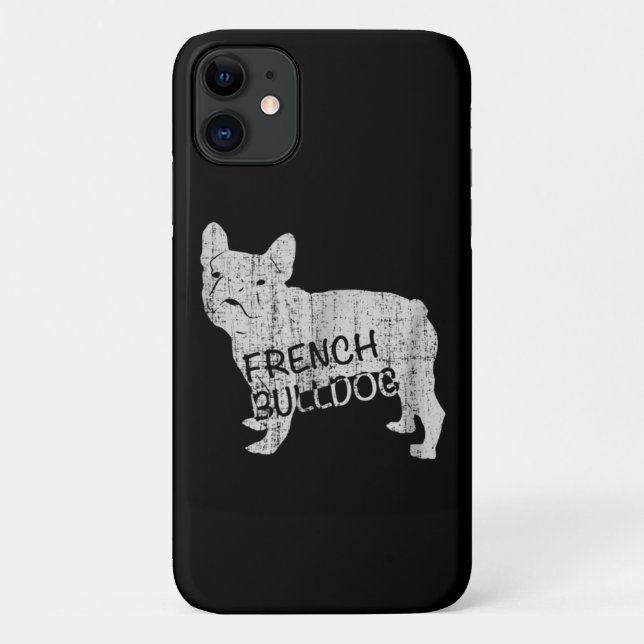 Dog Gift |  Fierce French Bulldog Case-Mate iPhone Case (Back)