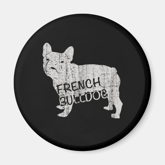 Dog Gift |  Fierce French Bulldog Magnet (Front)