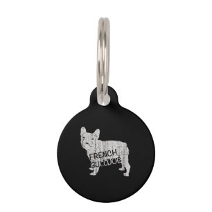 Dog Gift    Fierce French Bulldog Pet Tag