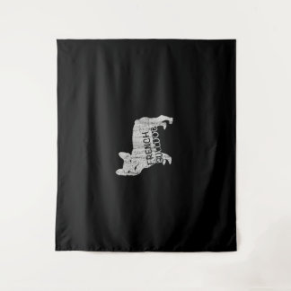 Dog Gift |  Fierce French Bulldog Tapestry