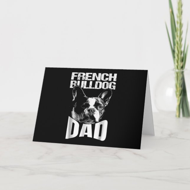 Dog Gift | French Bulldog Dad Invitation (Front)
