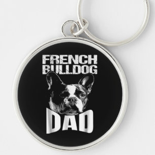 Dog Gift French Bulldog Dad Key Ring