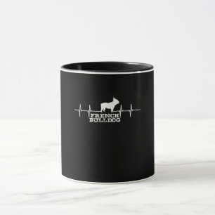 Dog Gift French Bulldog Heart Mug