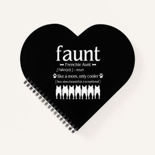 Dog Gift Frenchie Aunt - Like Mum Only Cooler Notebook
