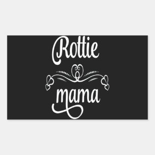 Dog Gift I love my rottweiler Rectangular Sticker