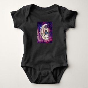 Dog Gift I Love You To The Moon And Back Baby Bodysuit