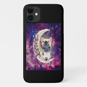 Dog Gift I Love You To The Moon And Back iPhone 11 Case