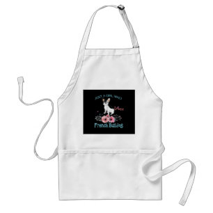 Dog Gift Loves French Bulldog Standard Apron