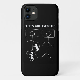 Dog Gift Sleeps With Frenchies iPhone 11 Case