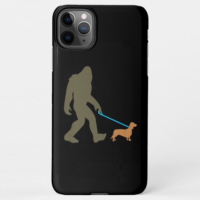 Dog Gift | The Dachshund Walk With Who iPhone Case (Back)