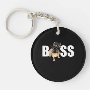 Dog Gift   Thug Life French Bulldog Key Ring
