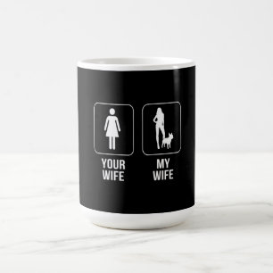 Dog Gift Your Wife - My Wife French Bulldog Coffee Mug