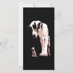 Dog Gifts   Family Great Dane Lovers Thank You Card
