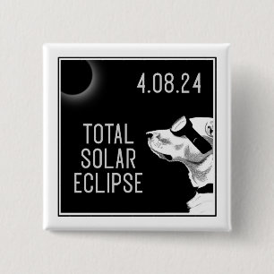 Dog Goggles Eclipse 15 Cm Square Badge