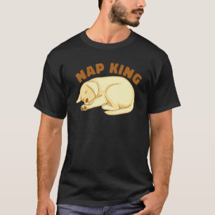 Dog Golden Retriever Nap Sleeping Sleep Pajama Nig T-Shirt