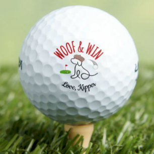 Dog Golf Ball Custom Dog Lovers Golf Gift Funny