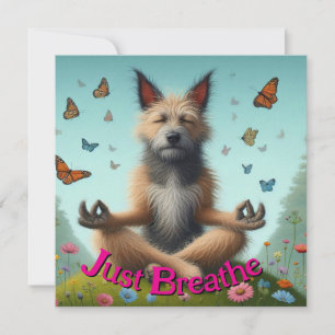 Dog gone calm card