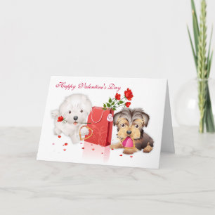 Dog-gone Good Valentine's Day Holiday Card