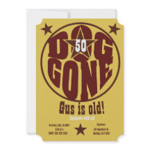 Dog Gone Invitation