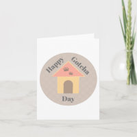 Dog gotcha day card