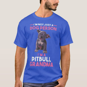 Dog Grandmother Pitbull Grandma T-Shirt