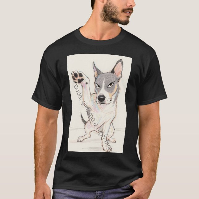  Dog Graphic Men's T - Shirt (Front)