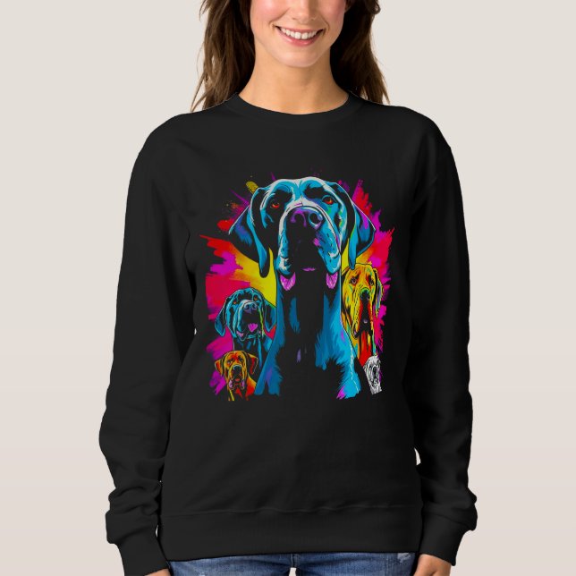 Dog Great Dane Family Sweatshirt (Front)
