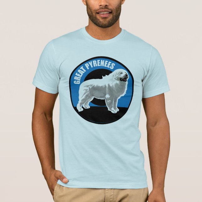 Dog Great Pyrenees T-Shirt (Front)