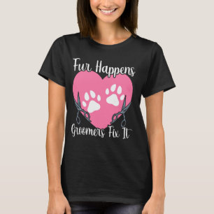 Dog Groomer Animal Grooming Dog Hair Pet Groomer T-Shirt