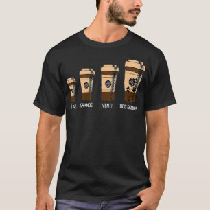 Dog Groomer Big Coffee Lover Humour Job Career T-Shirt